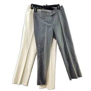 Bundle of x2 Focus 2000 & Focus Lifestyle Gray & White Dress Pants Size 4P